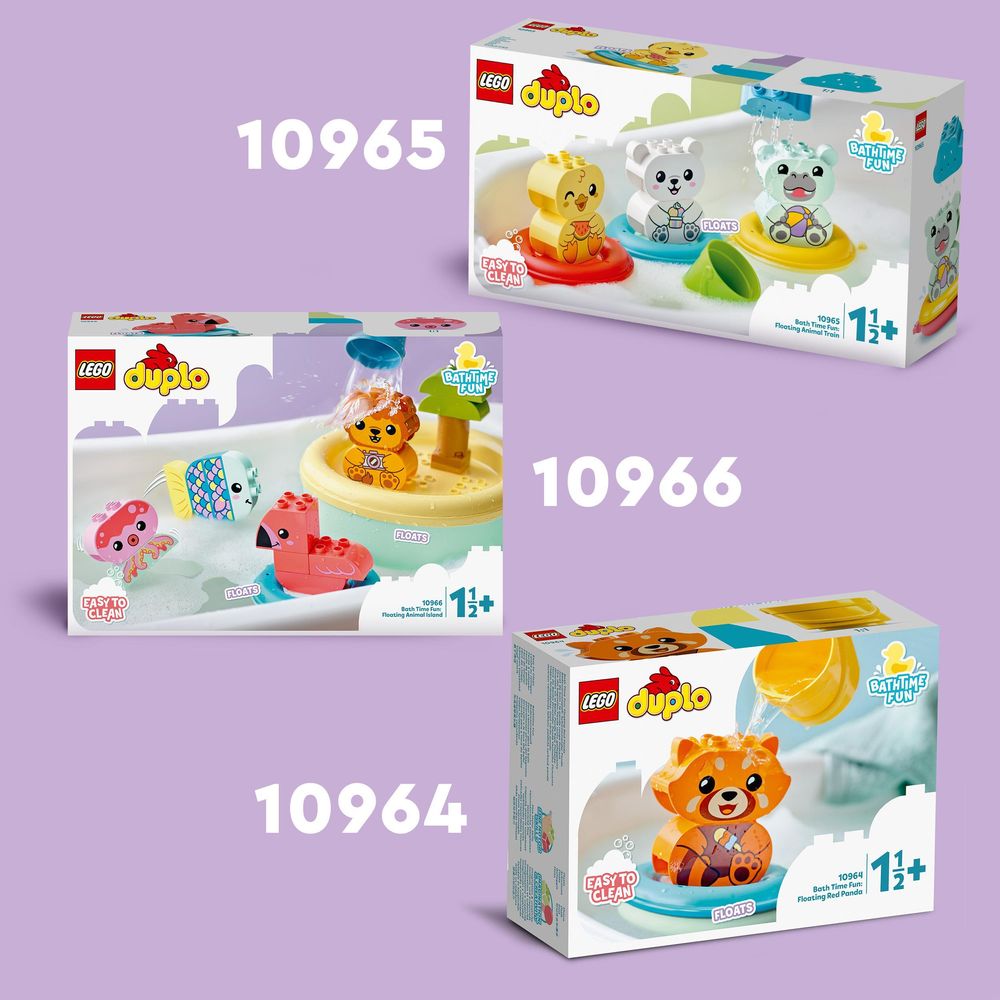 10964 Bath Time Fun: Floating Red Panda F5 4