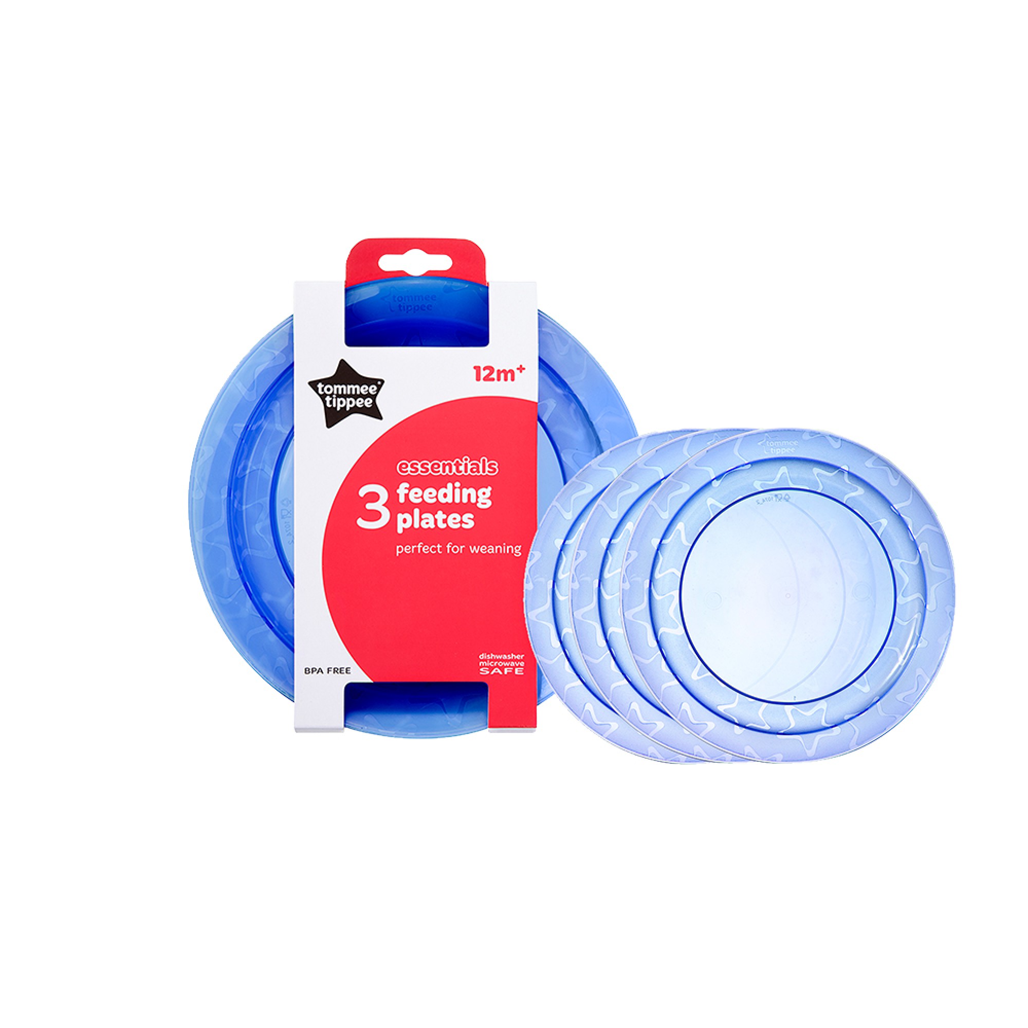 TT0199-ALBASTRU Pjata ushqimi 12m+ 3x blu 3