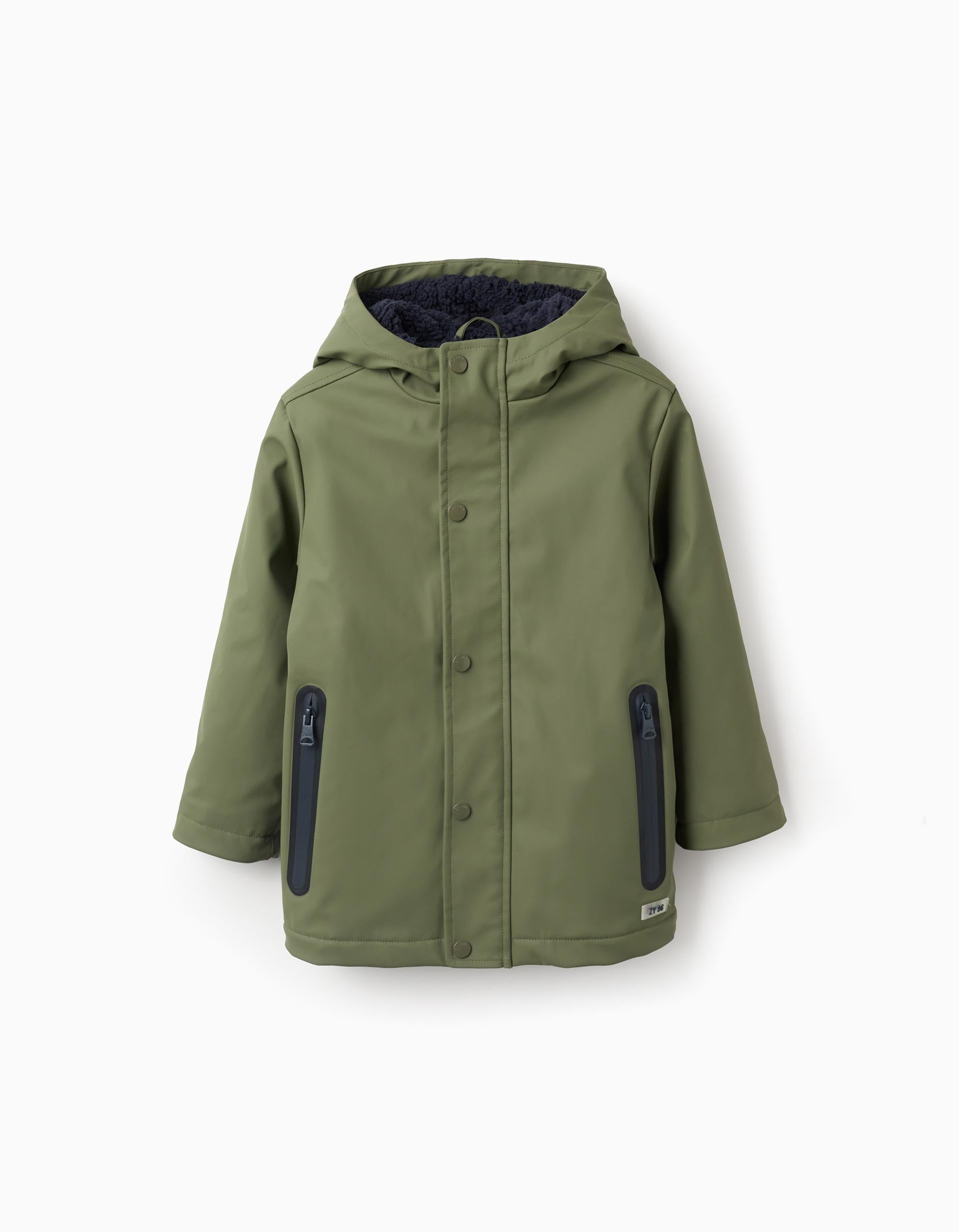- PARKA RUBBER, GREEN, 3/4 image