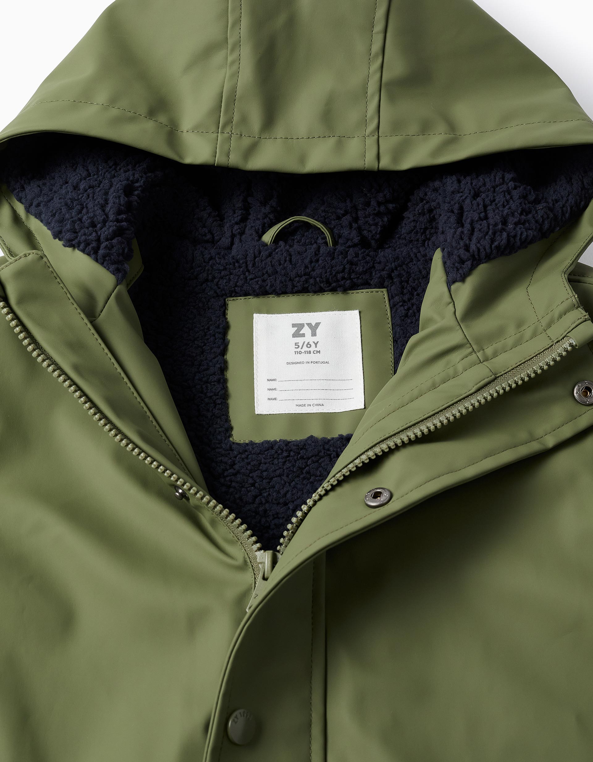 - PARKA RUBBER, GREEN, 3/4 3