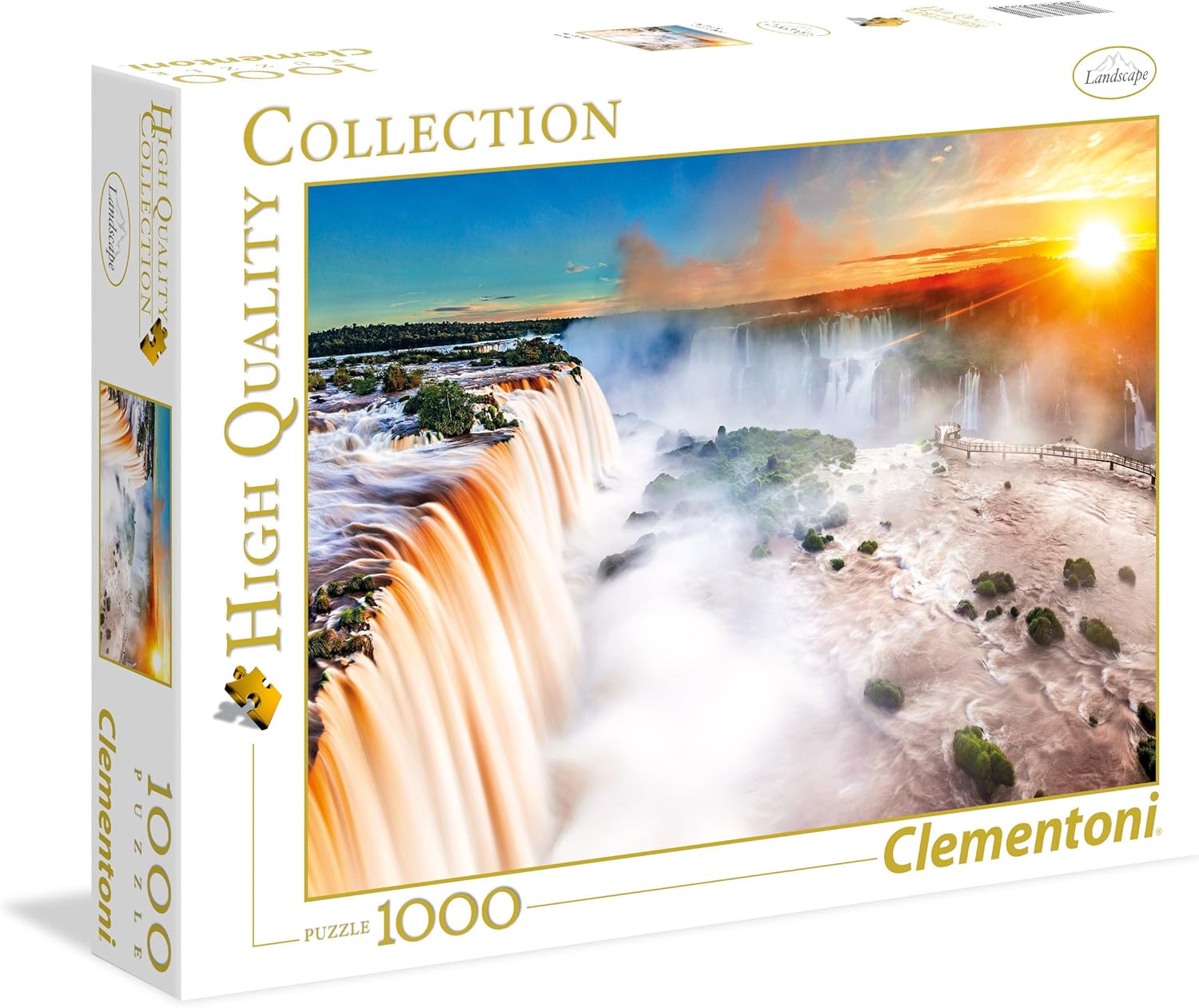 CL39385 CLEMENTONI PUZZLE PZL 1000 HQC WATERFALL image