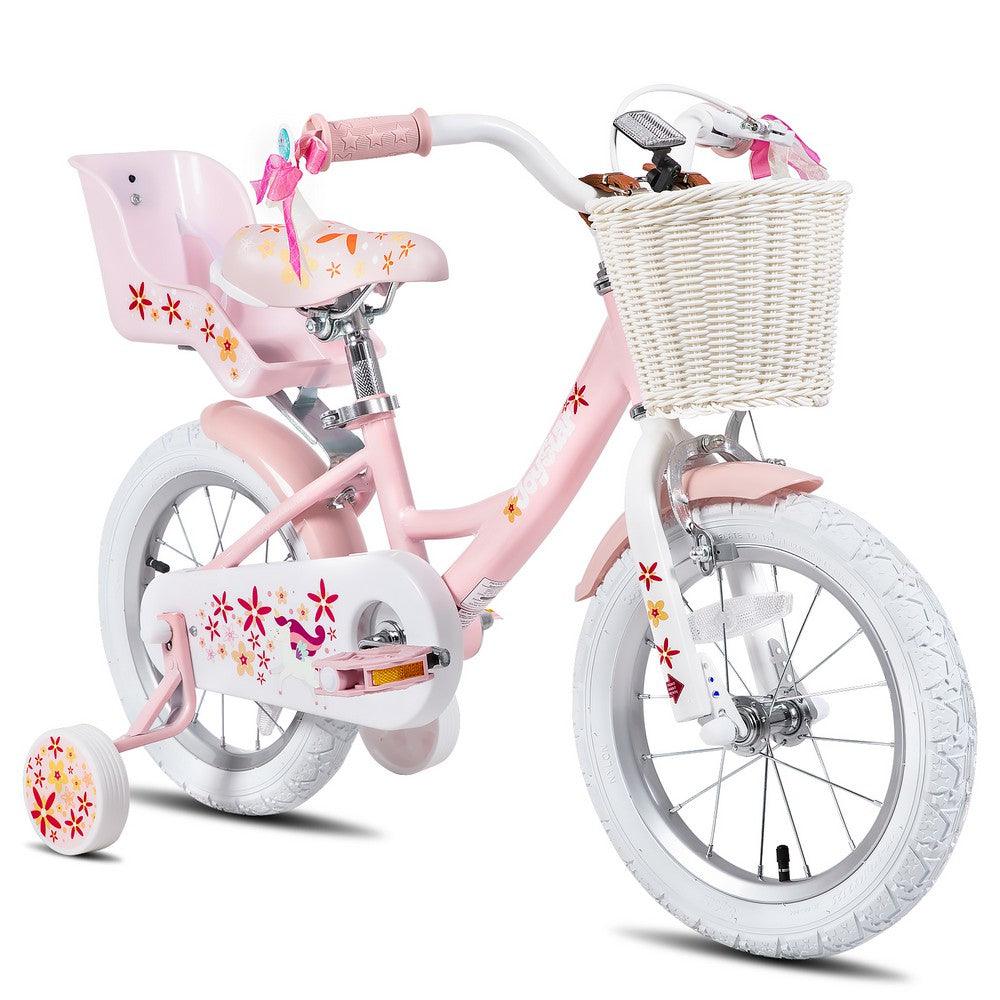 BIKE049pk Unicorn Girls Pink 16" image
