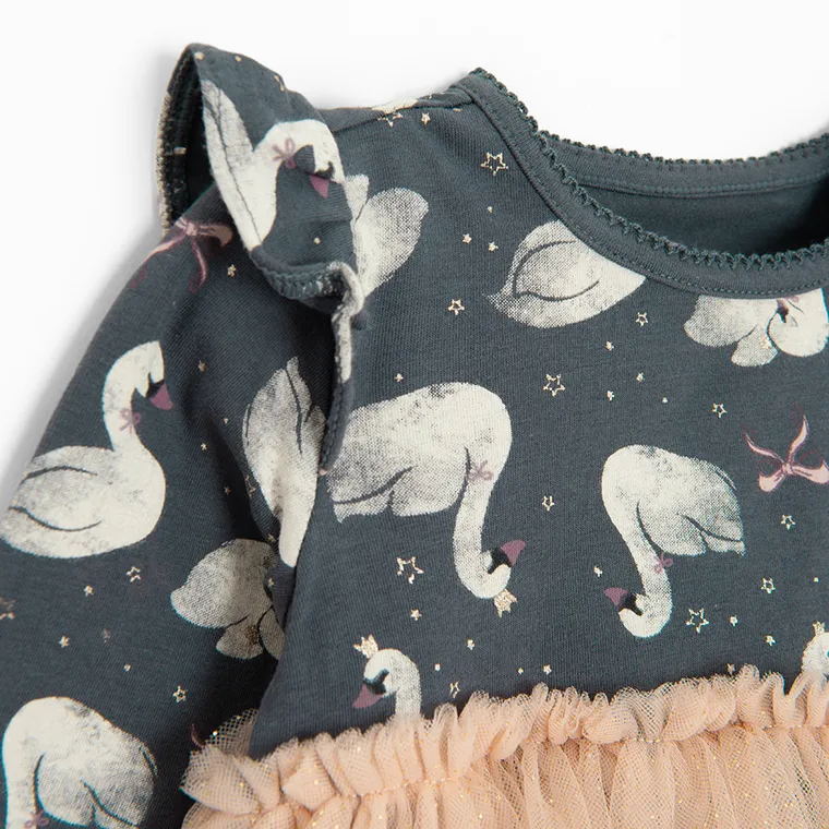 CCG3100575 BODY L/S GREY 68CM 2