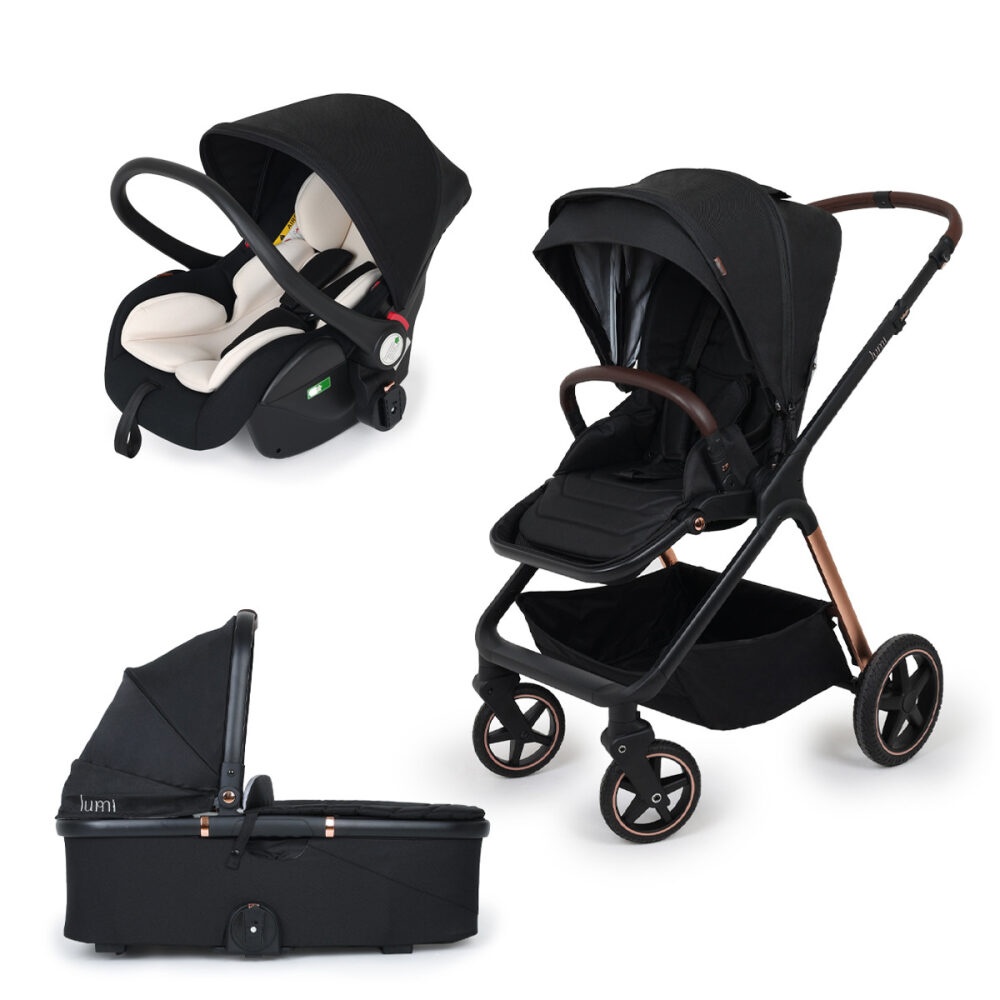 X05 B.STROLLER JUNGLE BABY 3U1 BLACK image
